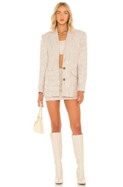 Natalia Mini Skirt Tan & White 9 Natalia Mini Skirt Tan & White -Camila coelho || FREE PEOPLE || Bardot Sales LCDE WQ92 V4