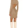 Megan Wrap Mini Dress Mocha -Camila coelho || FREE PEOPLE || Bardot Sales LEAX WD281 V1