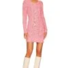 LoveShackFancy Simmonette Mini Dress Powder Blush -Camila coelho || FREE PEOPLE || Bardot Sales LESH WD633 V1