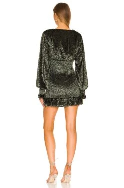 Edith Mini Dress Moss Green -Camila coelho || FREE PEOPLE || Bardot Sales LOVF WD3182 V3