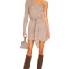 Sierra Mini Dress Chestnut Brown -Camila coelho || FREE PEOPLE || Bardot Sales LOVF WD3210 V1
