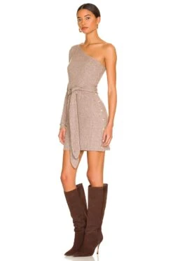 Sierra Mini Dress Chestnut Brown -Camila coelho || FREE PEOPLE || Bardot Sales LOVF WD3210 V3