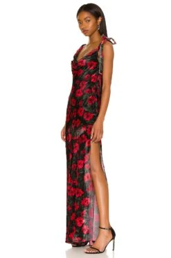 Jackie Maxi Dress French Rose Floral -Camila coelho || FREE PEOPLE || Bardot Sales LOVF WD3247 V4