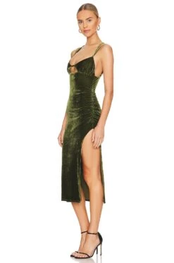 ROBE MI-LONGUE HART Dark Olive -Camila coelho || FREE PEOPLE || Bardot Sales LOVF WD3501 V3