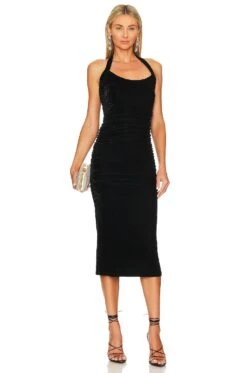 Melissa Midi Dress Black