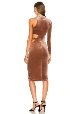 X REVOLVE Bleeker Midi Dress Nude -Camila coelho || FREE PEOPLE || Bardot Sales MELR WD441 V4
