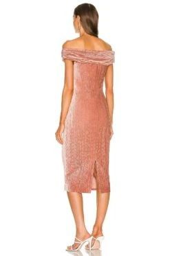 X REVOLVE Nicola Midi Dress Mauve -Camila coelho || FREE PEOPLE || Bardot Sales MELR WD521 V3