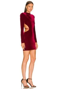 X REVOLVE Zola Mini Dress Burgundy -Camila coelho || FREE PEOPLE || Bardot Sales MELR WD550 V3