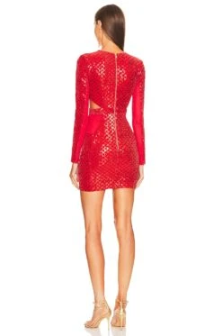 X REVOLVE Elise Mini Dress Red -Camila coelho || FREE PEOPLE || Bardot Sales MELR WD714 V3