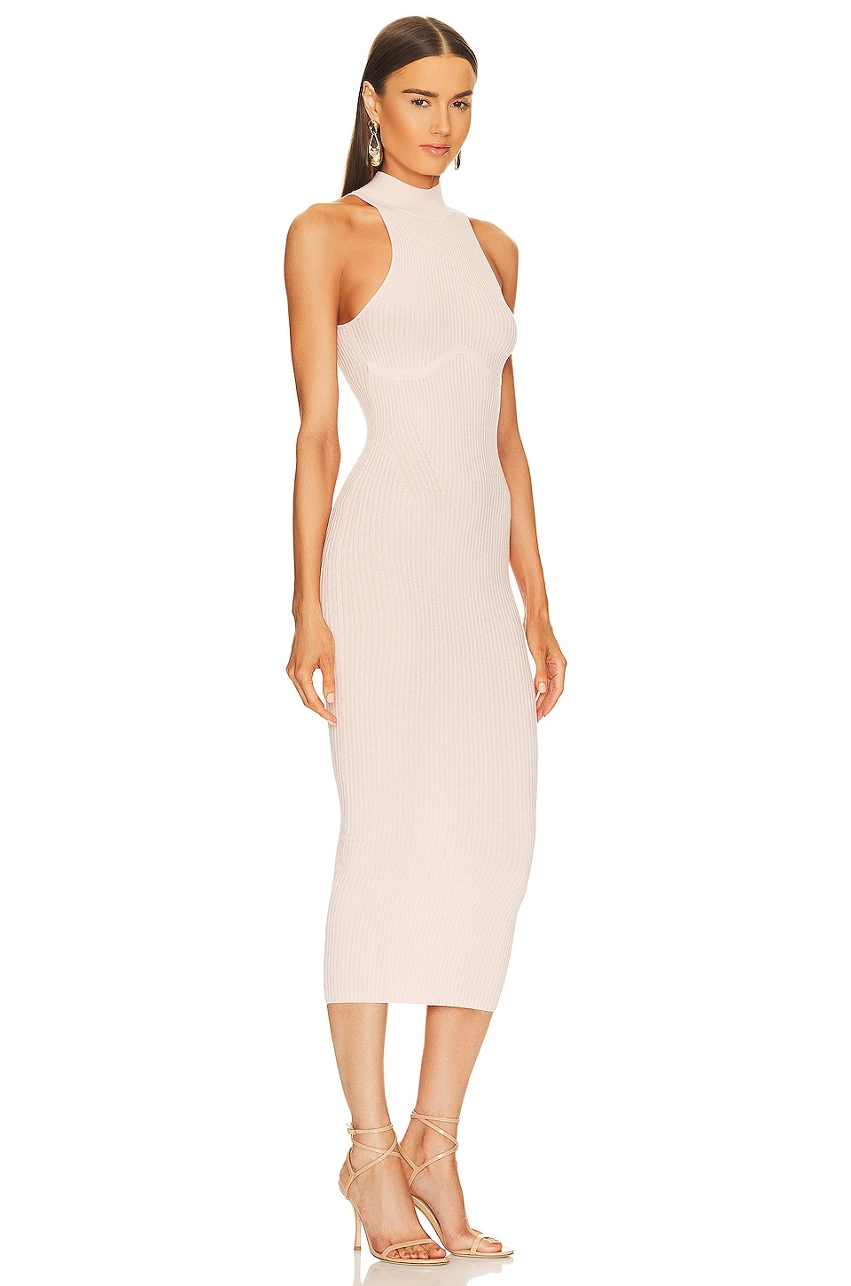 Annalie Long Midi Dress Blush Pink 4 Annalie Long Midi Dress Blush Pink - Image 2