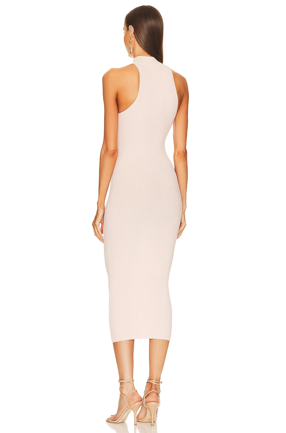 Annalie Long Midi Dress Blush Pink 5 Annalie Long Midi Dress Blush Pink - Image 3