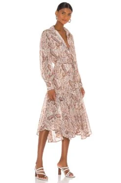 Minkpink Woodstock Paisley Midi Dress Multi -Camila coelho || FREE PEOPLE || Bardot Sales MINK WD735 V2