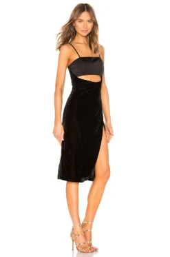 Svetlana Midi Dress Black -Camila coelho || FREE PEOPLE || Bardot Sales NBDR WD1705 V2