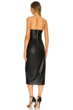 Cosima Midi Dress Black -Camila coelho || FREE PEOPLE || Bardot Sales NBDR WD2573 V3