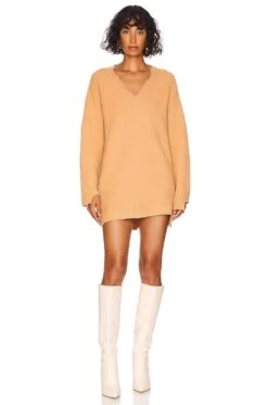 Evie Distressed Knit Mini Dress Black -Camila coelho || FREE PEOPLE || Bardot Sales NBDR WD2755 V1