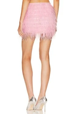 Octavia Feathered Micro Skirt Pale Pink 8 Octavia Feathered Micro Skirt Pale Pink -Camila coelho || FREE PEOPLE || Bardot Sales NBDR WQ314 V3