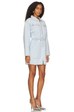 One Teaspoon VESTIDO OLIVIA Blue Latte -Camila coelho || FREE PEOPLE || Bardot Sales ONET WD135 V2