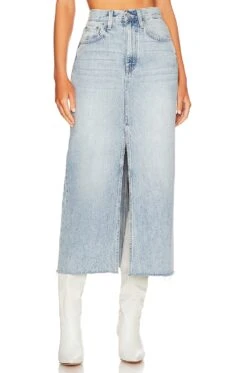 Alice High Rise Midi Skirt Brooklyn