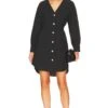 RAILS Jaclyn Shirt Dress Black 1 RAILS Jaclyn Shirt Dress Black -Camila coelho || FREE PEOPLE || Bardot Sales RAIL WD279 V1