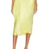 RAILS Adrienne Wrap Skirt Chartreuse -Camila coelho || FREE PEOPLE || Bardot Sales RAIL WQ34 V1