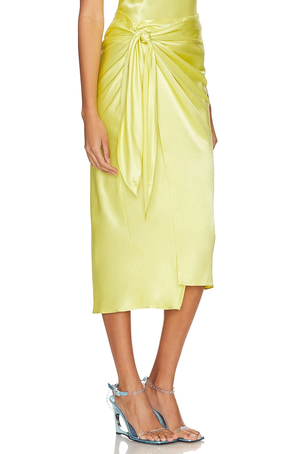 RAILS Adrienne Wrap Skirt Chartreuse 4 RAILS Adrienne Wrap Skirt Chartreuse - Image 2