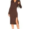Rag & Bone Dawson Polo Dress Brown -Camila coelho || FREE PEOPLE || Bardot Sales RGBR WD78 V1