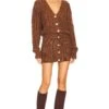 Tala Dress Cognac -Camila coelho || FREE PEOPLE || Bardot Sales ROFR WD397 V1