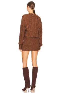 Tala Dress Cognac -Camila coelho || FREE PEOPLE || Bardot Sales ROFR WD397 V3