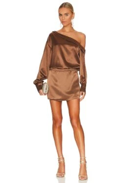 Elio Dress Cognac