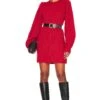 Show Me Your Mumu Dixon Sweater Dress Red -Camila coelho || FREE PEOPLE || Bardot Sales SHOW WD528 V1
