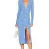 Song Of Style Lula Dress Blue -Camila coelho || FREE PEOPLE || Bardot Sales SOSR WD203 V1