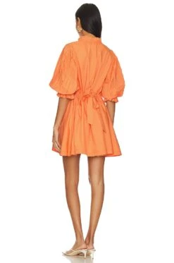 Focus Smock Dress Papaya 9 Focus Smock Dress Papaya -Camila coelho || FREE PEOPLE || Bardot Sales SOVR WD23 V3