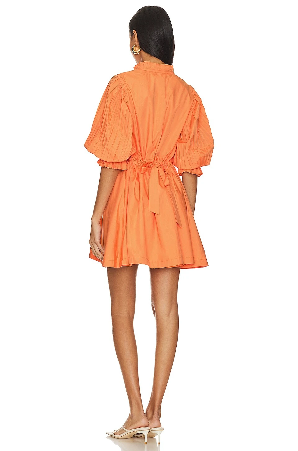 Focus Smock Dress Papaya 5 Focus Smock Dress Papaya - Image 3