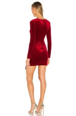 Jaylin Ruched Mini Dress Red -Camila coelho || FREE PEOPLE || Bardot Sales SPDW WD1225 V3