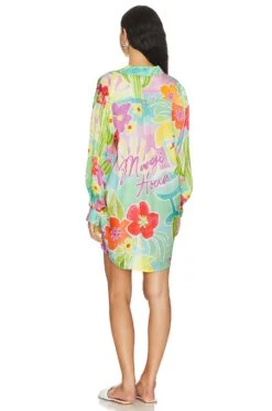 Margi Hour Shirt Dress Tutti Furri -Camila coelho || FREE PEOPLE || Bardot Sales SPEL WD301 V3