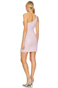 Faux Leather One Shoulder Dress Opal -Camila coelho || FREE PEOPLE || Bardot Sales SUSA WD2054 V3