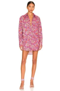 Shirt Dress Basilica Paisley