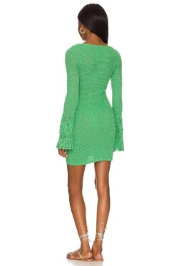 Maisa Crochet Mini Dress Kelly Green -Camila coelho || FREE PEOPLE || Bardot Sales TULA WD1329 V3