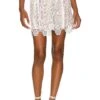 Paula Mini Skirt Ivory Multi Ivory Multi -Camila coelho || FREE PEOPLE || Bardot Sales TULA WQ217 V1