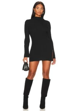 Wolford Merino Rib Top Long Sleeve Mini Dress Iris Boom -Camila coelho || FREE PEOPLE || Bardot Sales WFOR WD14 V1