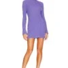 Wolford Merino Rib Top Long Sleeve Mini Dress Iris Boom -Camila coelho || FREE PEOPLE || Bardot Sales WFOR WD17 V1