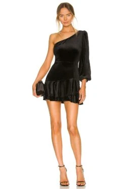 Dory Dress Black Velvet