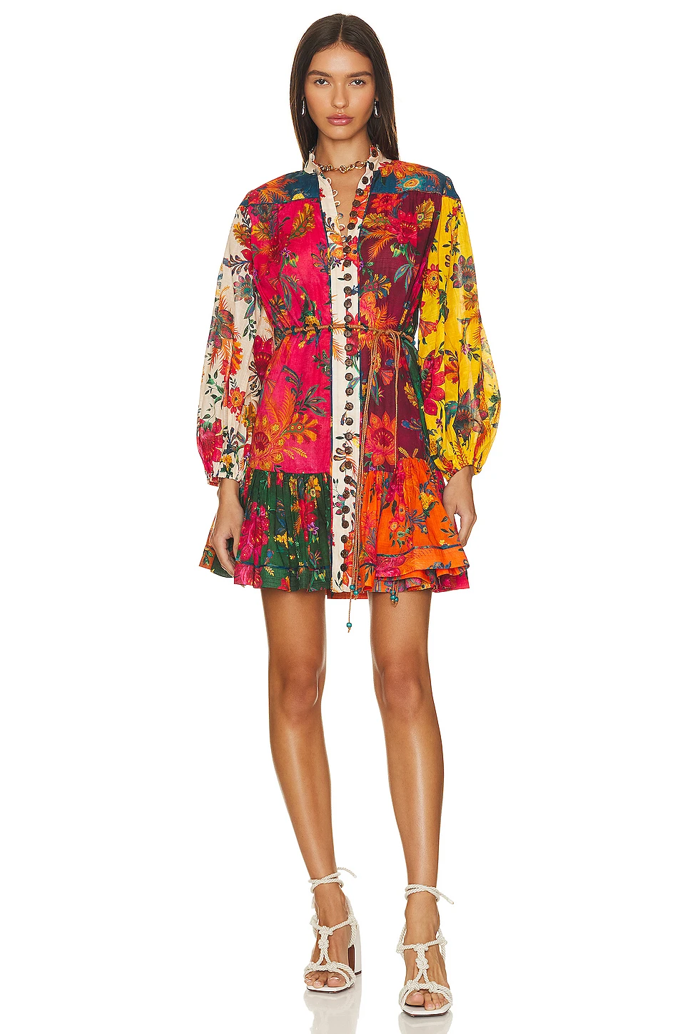 Zimmermann Ginger Mini Dress Spliced 3 Zimmermann Ginger Mini Dress Spliced